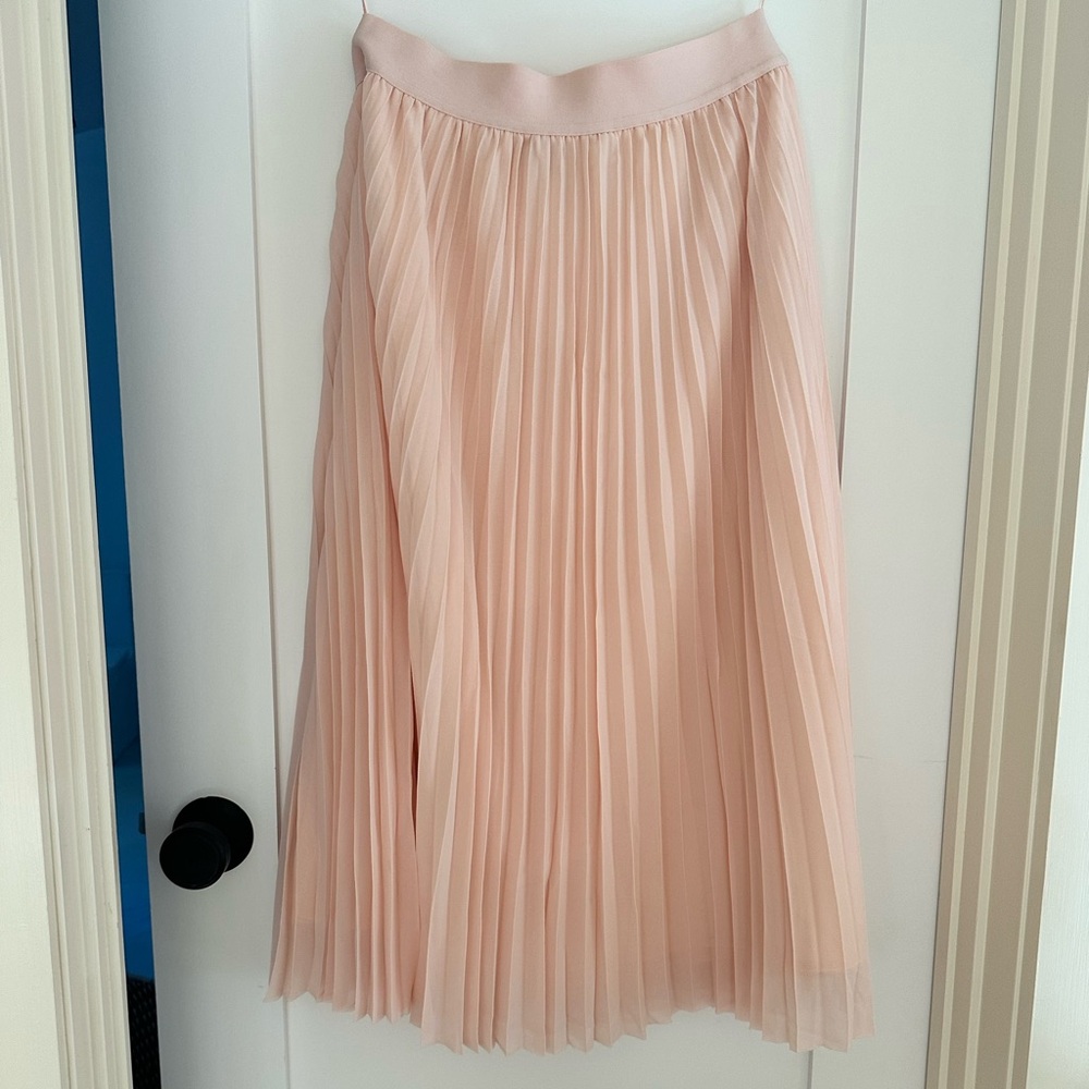 Quince pleated midi skirt
